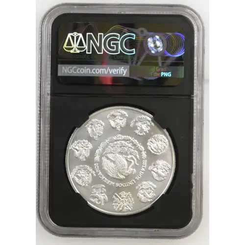 2024Mo - 1oz Libertad Silver Coin - Mexico 1 Onza - NGC GEM UNC. (S14-B6)